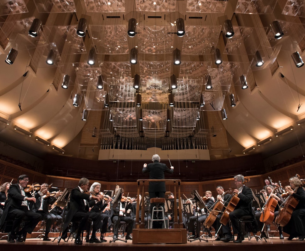 San Francisco Symphony orchestra at Davies Symphony Hall 