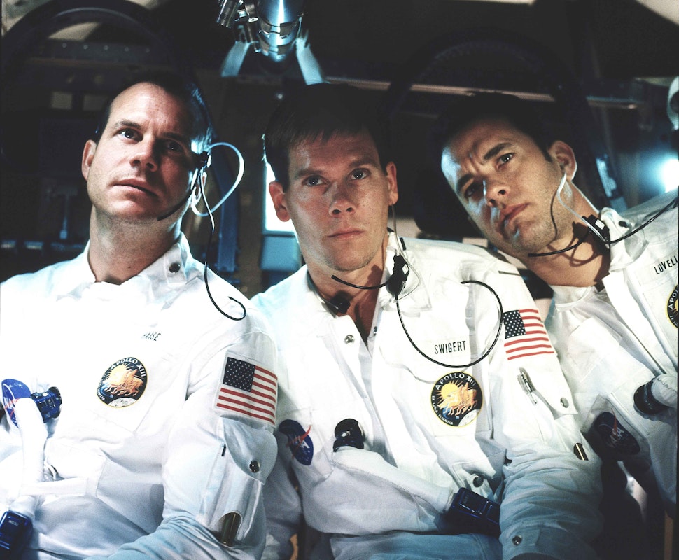 screen cap of Apollo 13 three astronauts sitting
