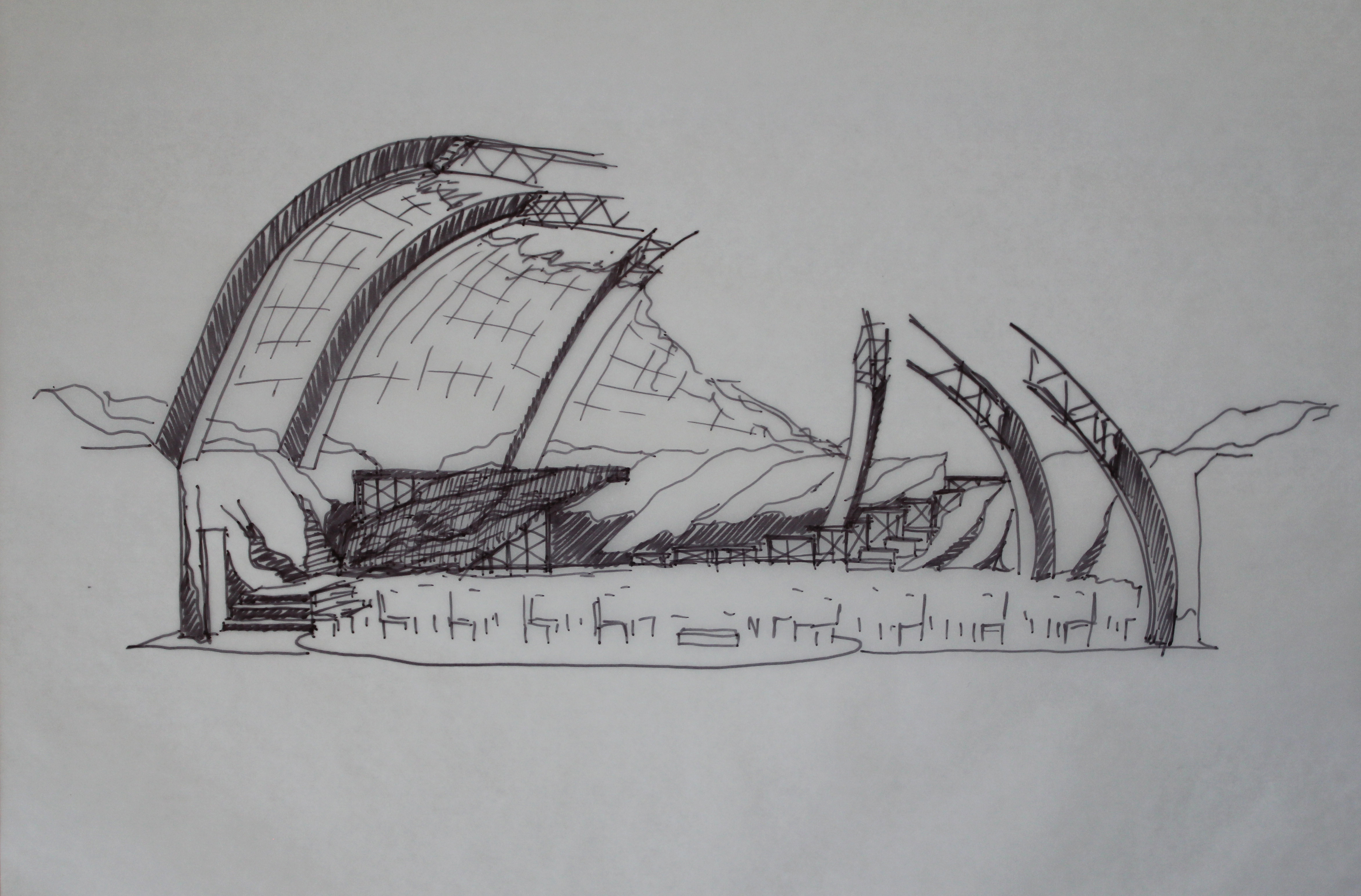 Boris Godunov scenic sketch