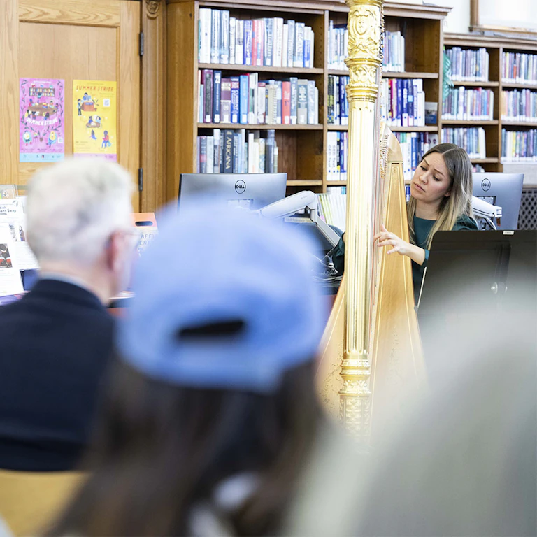Poster for Free Community Performance: Merced Library Branch
