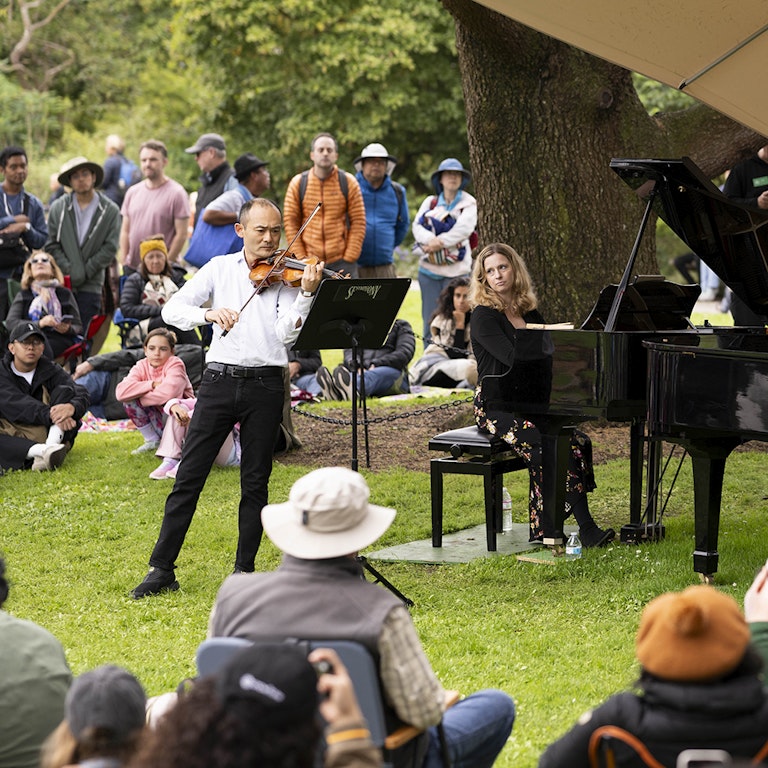 Free Community Performance: Flower Piano